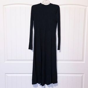 Who What Wear Black Knit Dress | Large